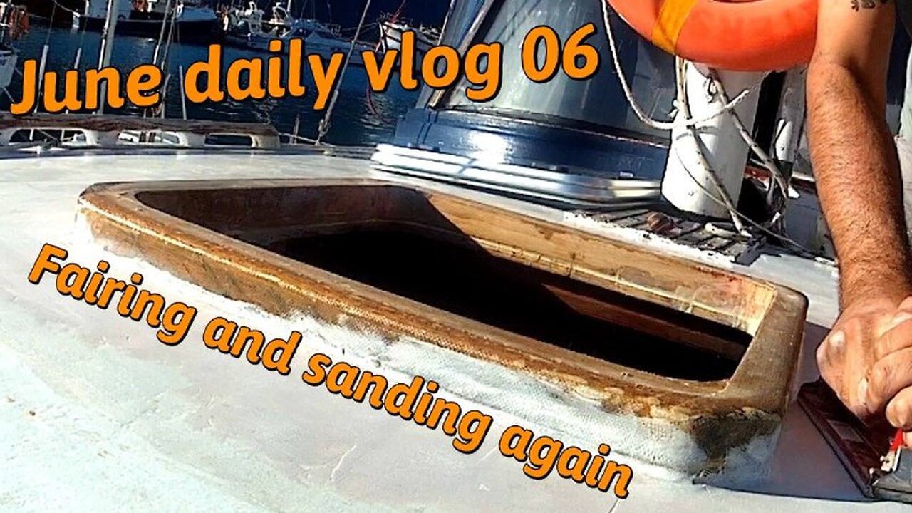 S02E23 Hatch work and sanding #boat #boatrenovation #diy #boatbuilding #restoration