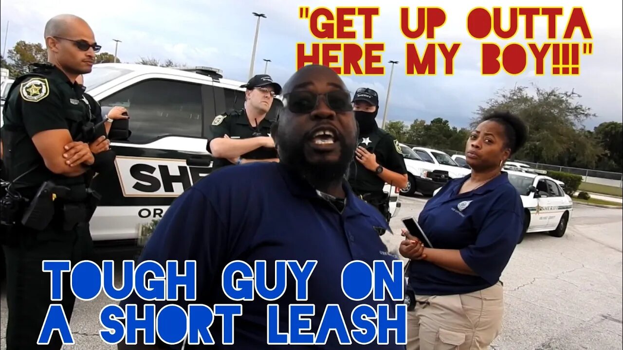 8 Sheriff's Respond. Uneducated Tough Guy Intimidation Fail. Orlando Correctional Facility. Florida.