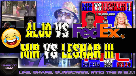 UFC Champion Aljamain Sterling Assaulted By FED-ex Driver?! Mir vs Lesnar 3 Fought By The Daughters!