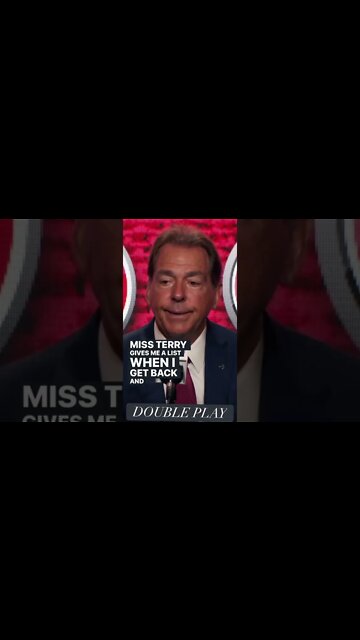 Nick Sabans Hidden Talent? #nicksaban #interview #sports #collegefootball