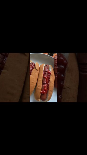 🌭 Bloody Fingers Hot Dogs for Halloween !! #shorts | Rack of Lam