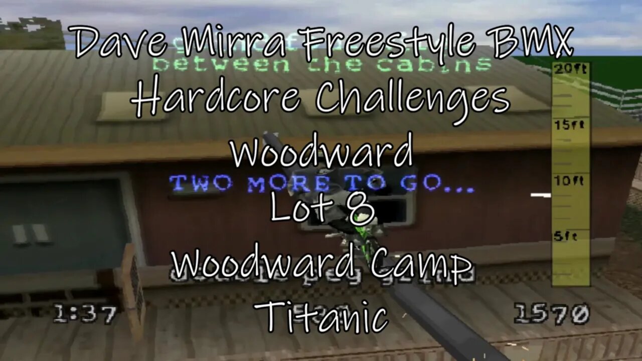 Dave Mirra Freestyle BMX: Woodward Hardcore Challenges