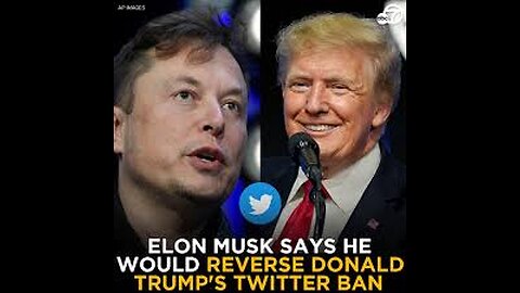 Elon Musk restores Trump's twitter account