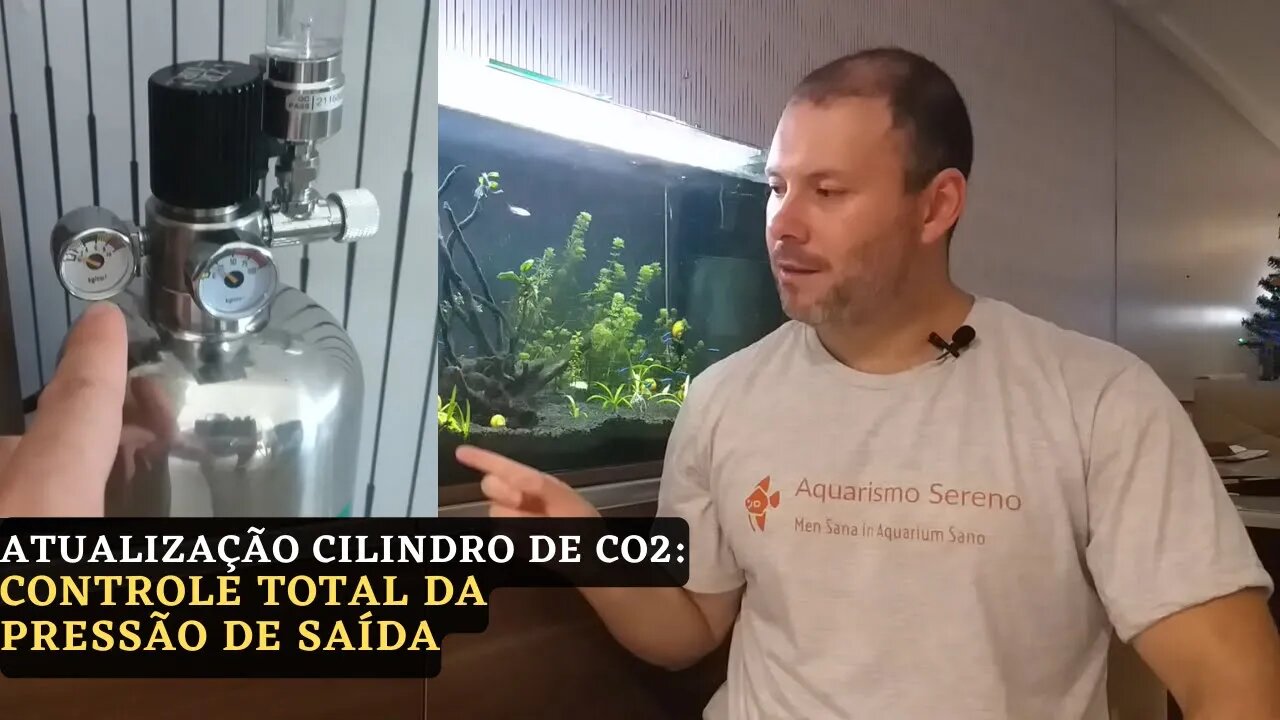 🔴 Upgrade do Injetor Cilindro de CO2 no Aquário Amazônico Plantado (MELHOR QUE CASEIRO)