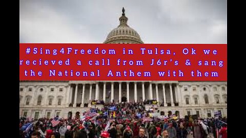 #Sing4Freedom reaches Tulsa, Ok where General M. Flynn & Clay Clark received a call from J6er’s & we sang the National Anthem with them