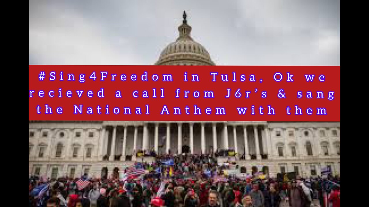 #Sing4Freedom reaches Tulsa, Ok where General M. Flynn & Clay Clark received a call from J6er’s & we sang the National Anthem with them