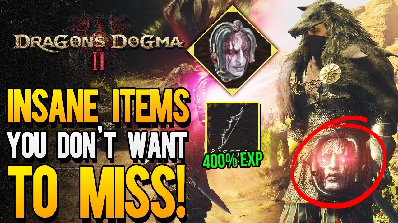 DRAGON'S DOGMA 2 - HOW TO GET THE SECRET ONE SHOT MEDUSA HEAD & 400% EXP WEAPON