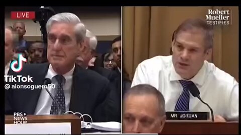 Jim Jordan questioning Muller on Russia Russia Russia Hoax