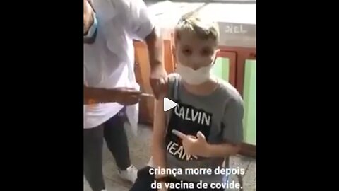 Criança Morre depois de Levar a "Vacina"