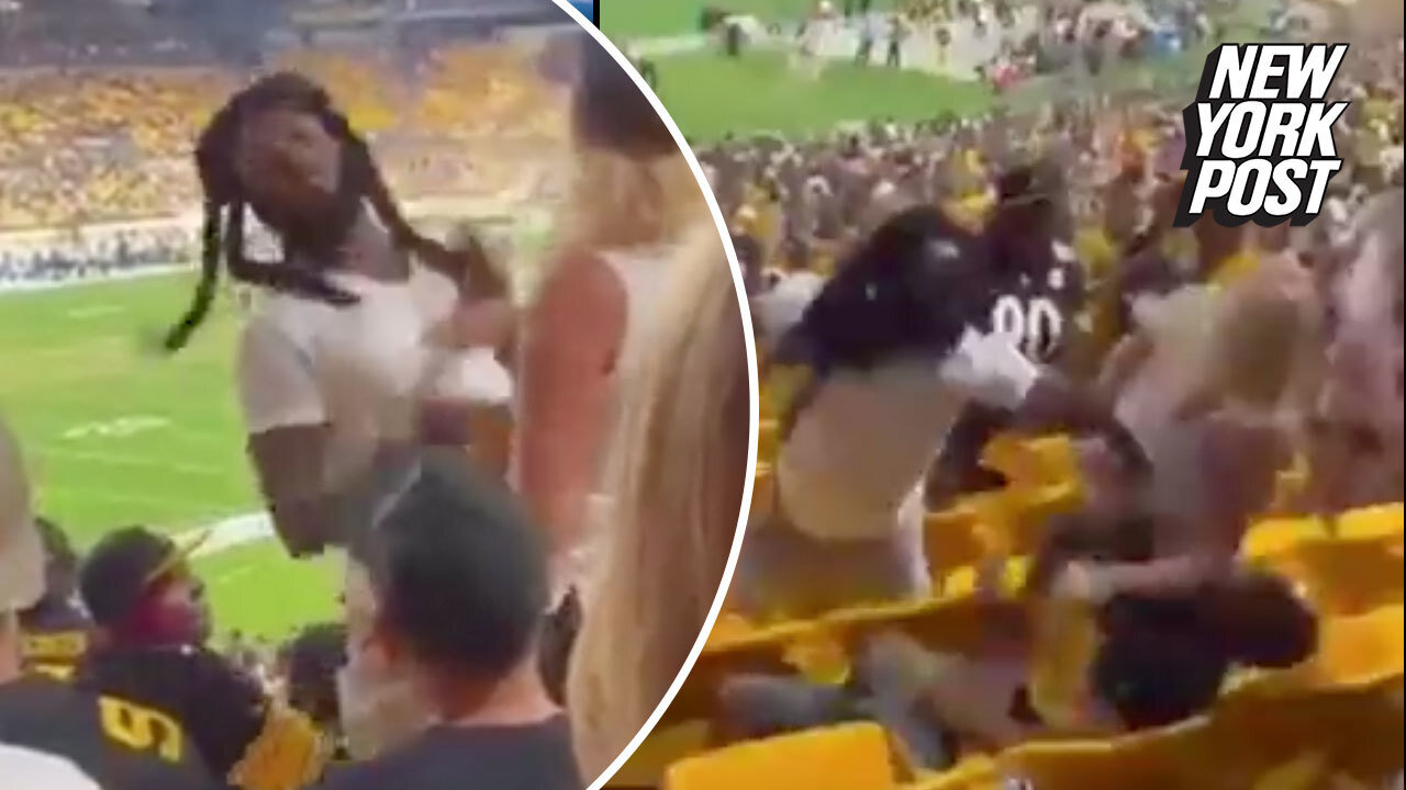 Man punches woman after she slaps him at Steelers game