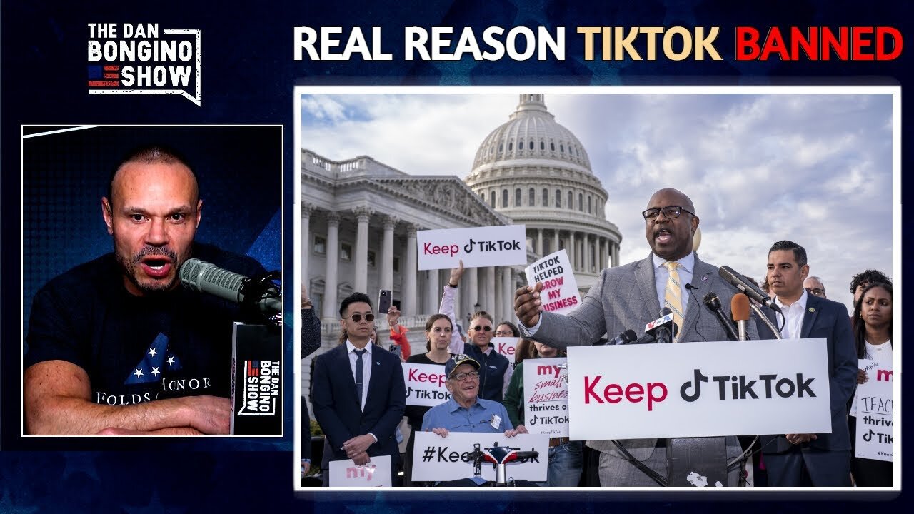 Dan Bongino talk The REAL Reason AOC Doesn't Want TikTok Banned