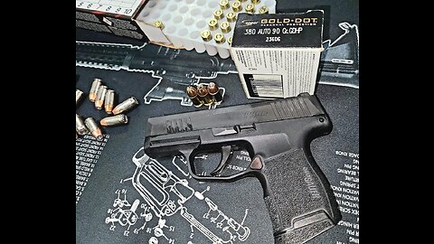 Sig P365 in 380 Chronograph of some Handloads