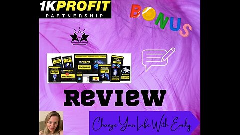 1K Profit Partnership Review ⛔️⛔️WARNING⛔️⛔️ DO NOT PURCHASE WITHOUT MY FREE 💸💸 CUSTOM BONUSES ✅✅
