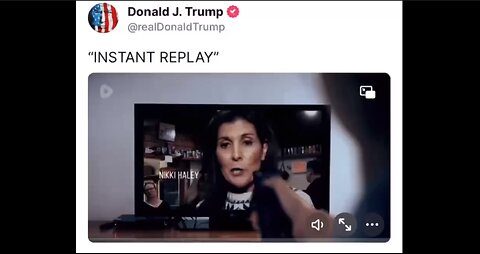 Trump - call on the play - Nikki Haley