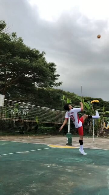 kick volleyball, Southern Asia.