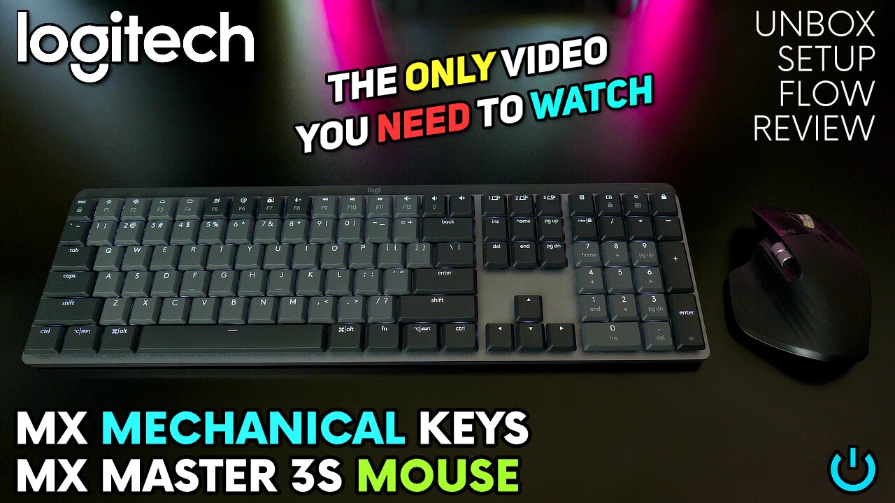 Logitech MX MECHANICAL KEYS & MX MASTER 3S MOUSE 🔥 EVERYTHING YOU NEED TO KNOW ⌨️