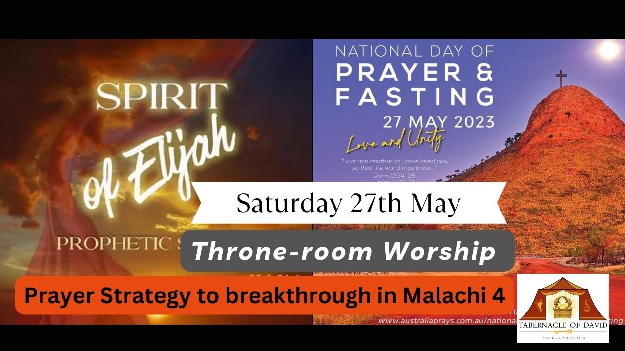 LIVE THRONE_ROOM WORSHIP: Preparation of Elijah Mantle