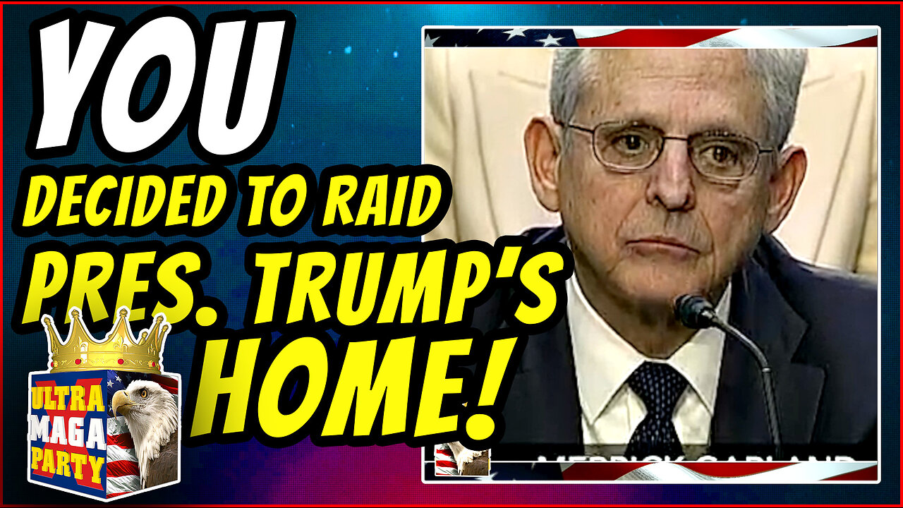 JOSH HAWLEY destroys Garland over TRUMP RAID!
