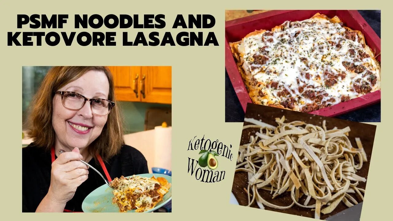 PSMF Noodles (New Version), Keto Lasagna | Dairy Free Pasta Noodles for PSMF Diet | Protein Noodles