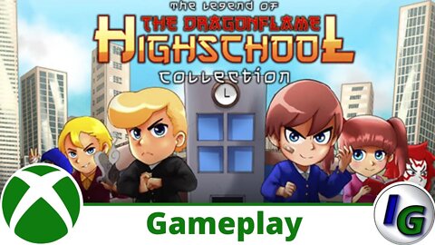 The Legend of the Dragonflame Highschool Collection Gameplay on Xbox