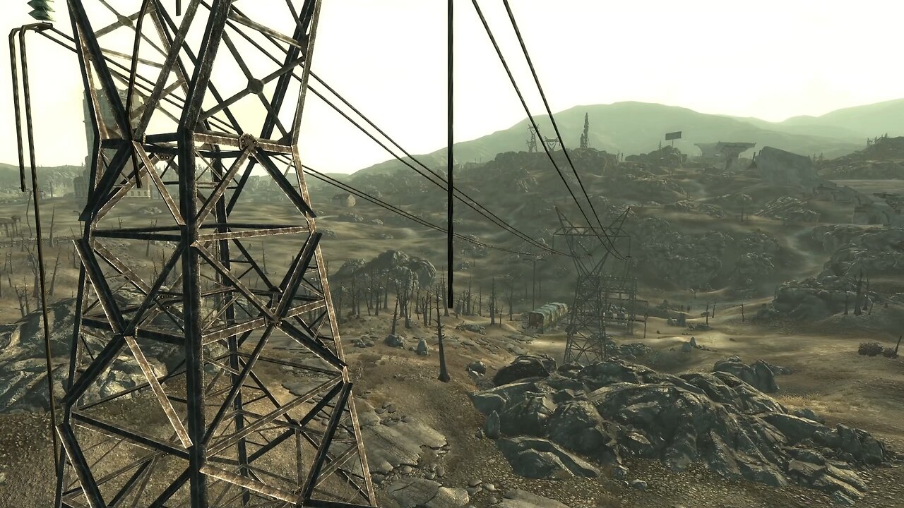 Fallout 3 Mods - Animated Pylon Wires by Ashens2014