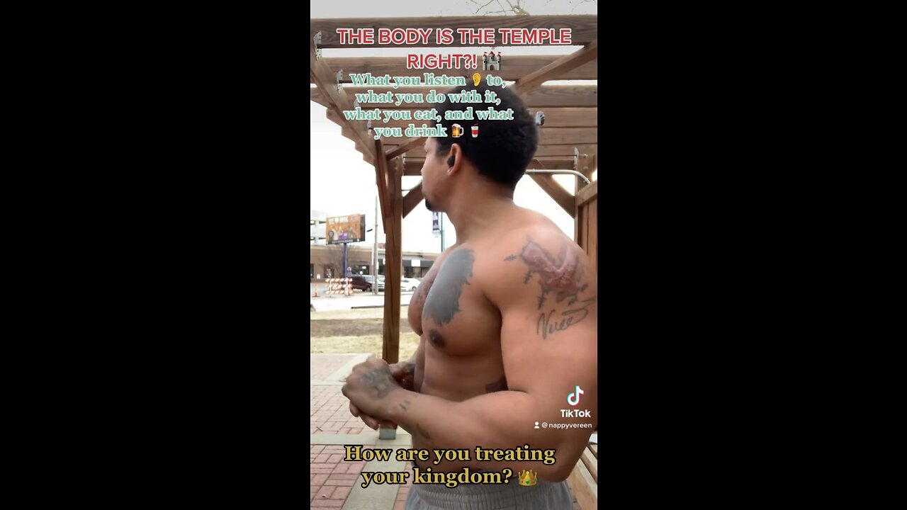 HOW ARE YOU TREATING YOUR TEMPLE? 🏰| the best motivational bodybuilder rapper