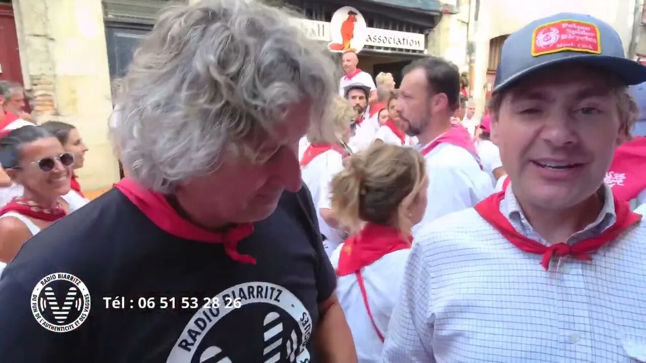 devant les archiball - Fêtes de Bayonne - Radio Biarritz [en direct 🔴]