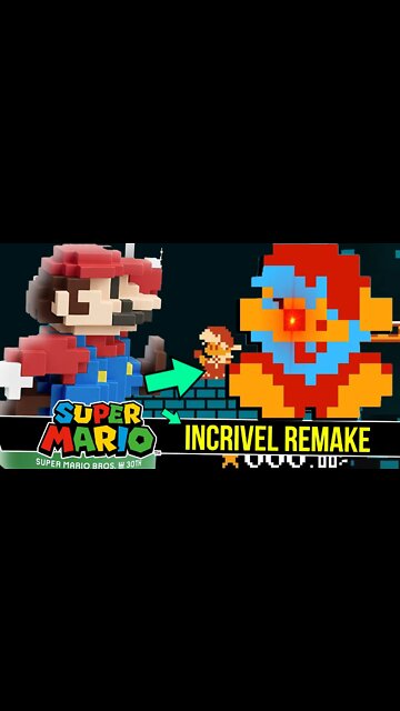 INCRIVEL Remake do Mario no FRIDAY NIGHT FUNKIN | vs Mario Funkin Mix #shorts