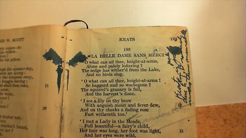 La Belle Dame Sans Merci - J. Keats