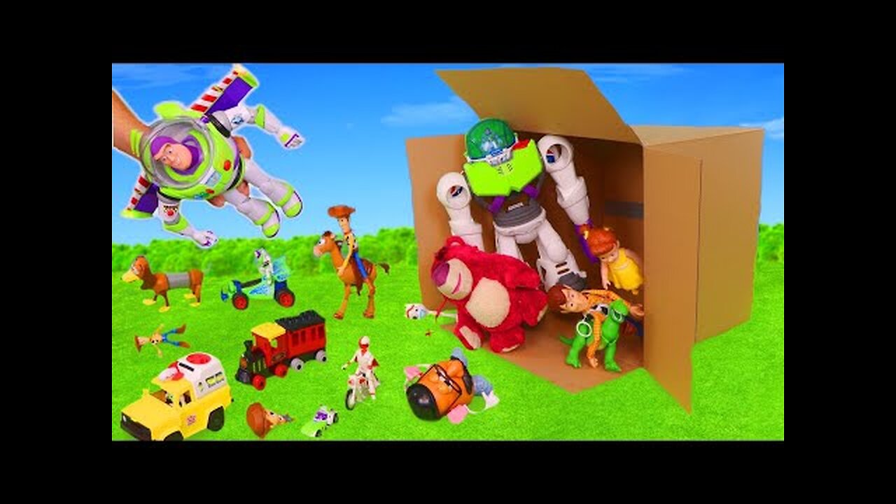 Box filled with Toy Story Collection for Kids!