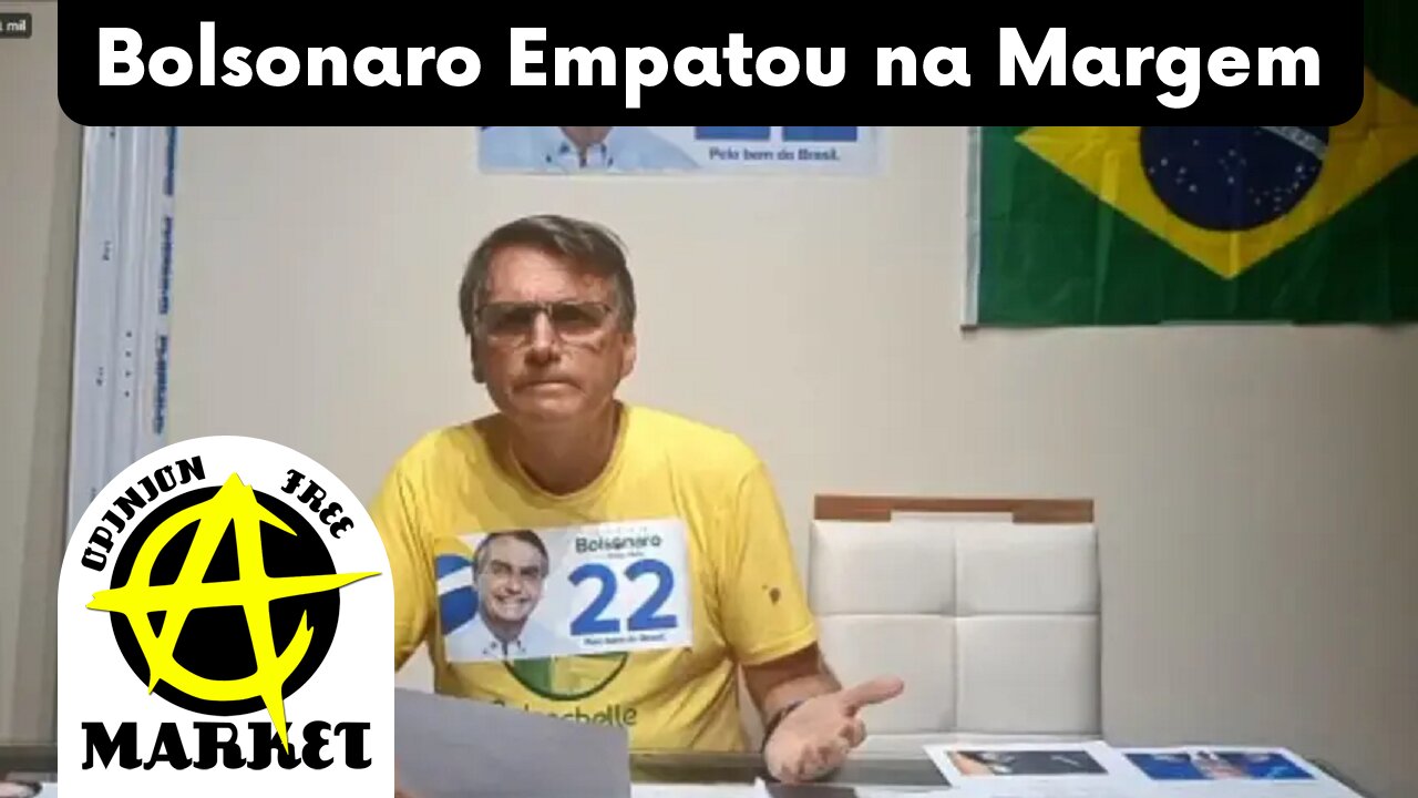 BOLSONARO empatou na MARGEM das PESQUISAS o que SIGNIFICA que está MUITO À FRENTE