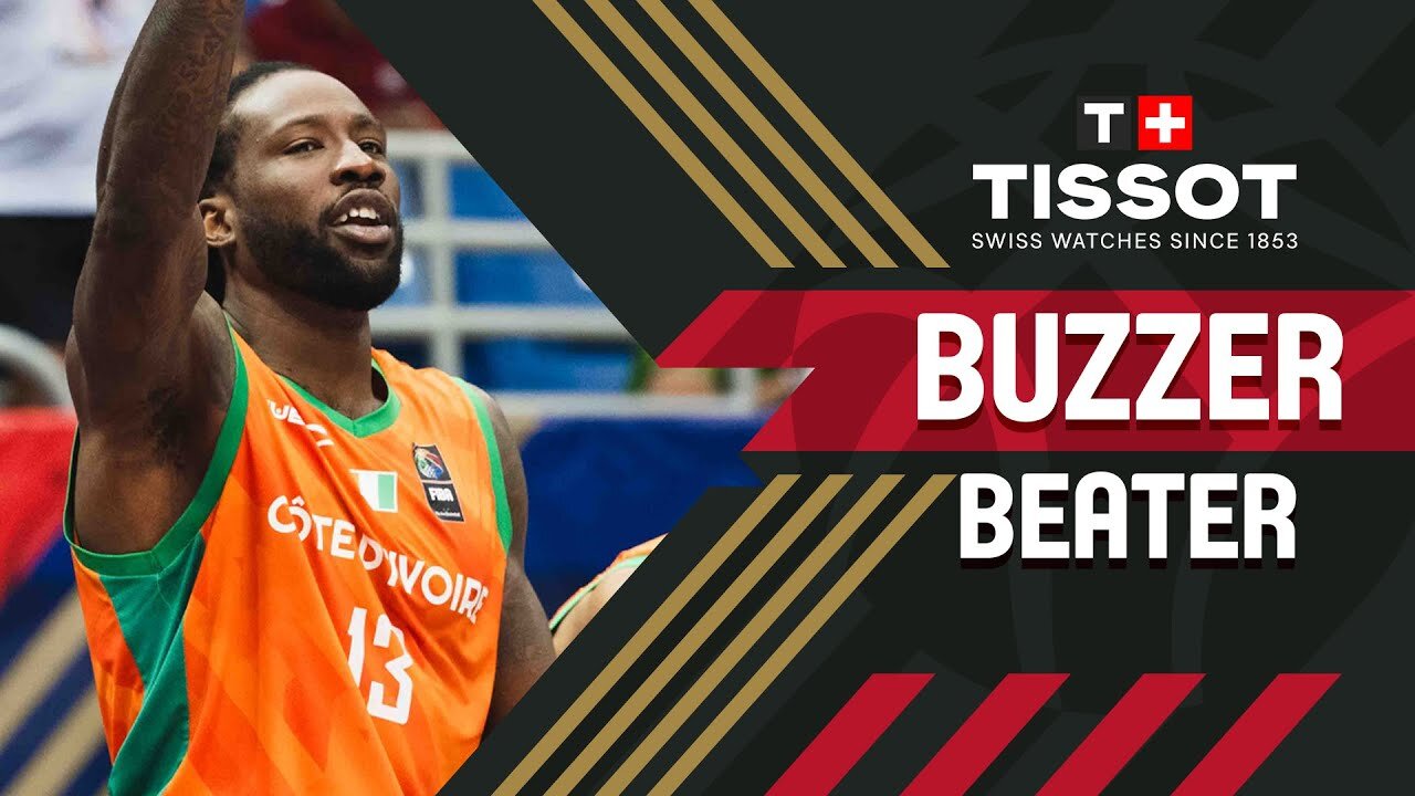 Amadou Sidibe | 🚨 TISSOT Buzzer Beater | Lithuania v Cote d'Ivoire | FIBA OQT 2024