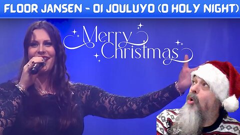 WOW! - I AM SO BLOWN AWAY!-(REACTION) - Floor Jansen - Oi Jouluyö (O Holy Night)Raskasta Joulua 2016