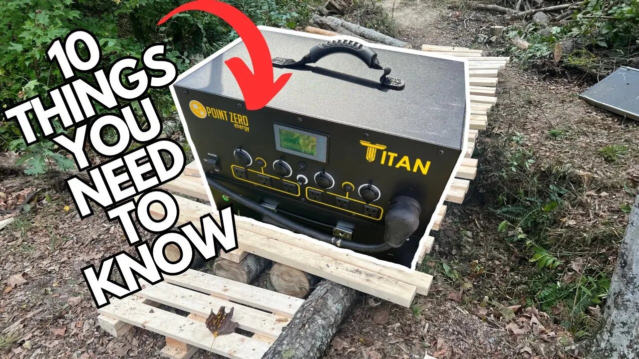 10 THINGS YOU NEED TO KNOW - POINT ZERO TITAN 38 DAY Road TRIP 2500 watt Solar Generator