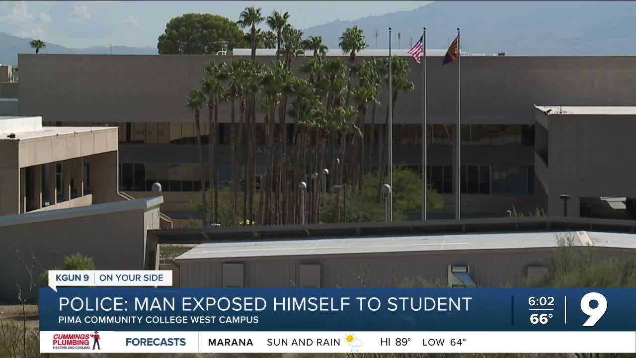 Pima Community College: Man exposed self to woman on West Campus