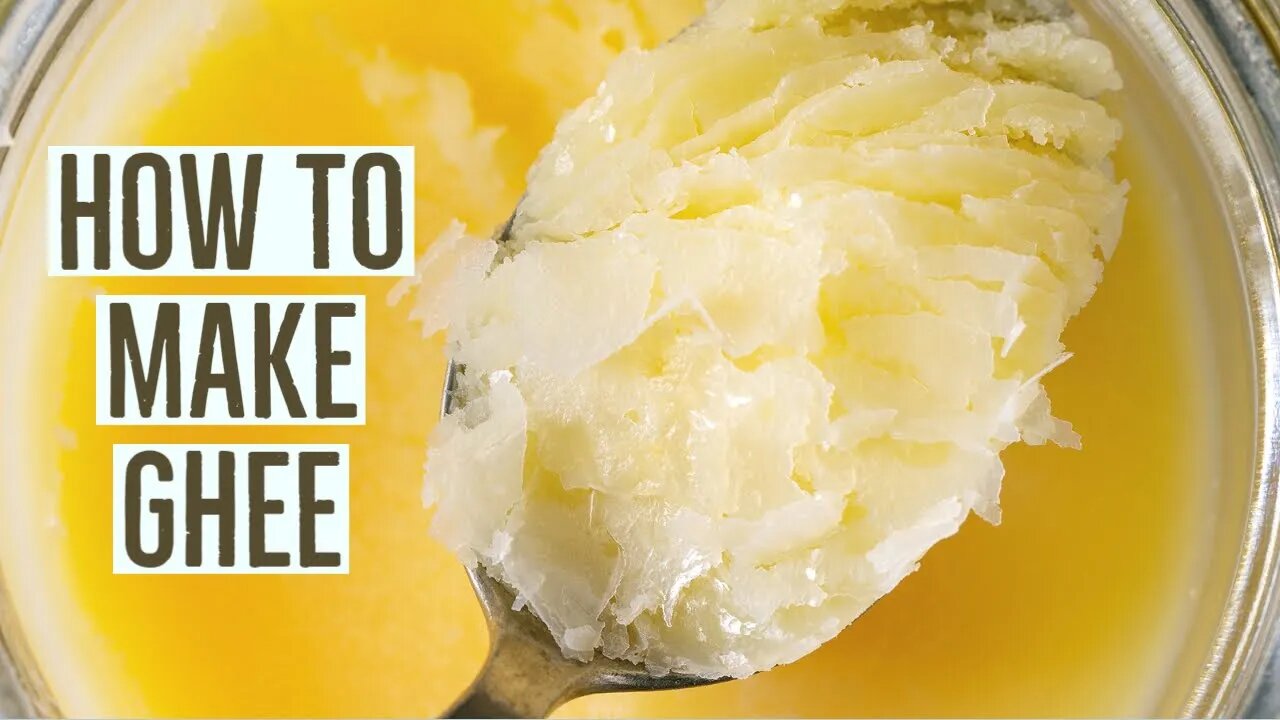 How to Make Ghee at Home (Clarified Butter)