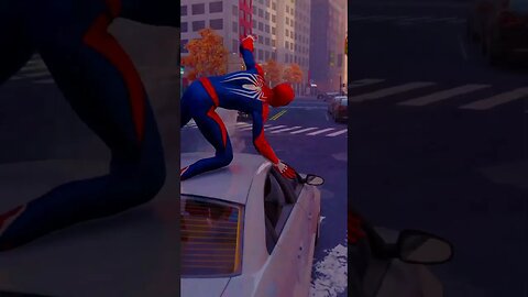 Traffic Control with Spiderman #Spiderman #short #Marvel #gaming