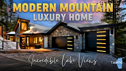 Inside this MODERN MOUNTAIN LUXURY HOME in Incline Village Lake Tahoe Nevada