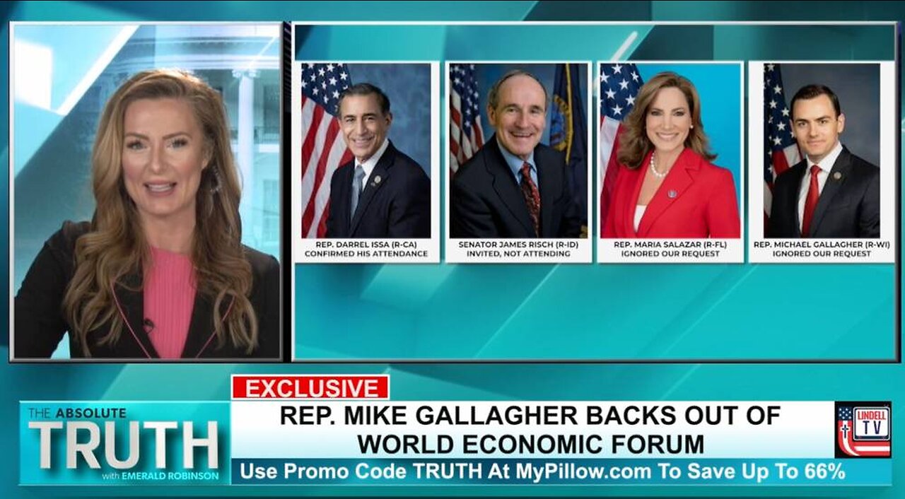 EXCLUSIVE: REP. MIKE GALLAGHER BACKS OUT OF WORLD ECONOMIC FORUM
