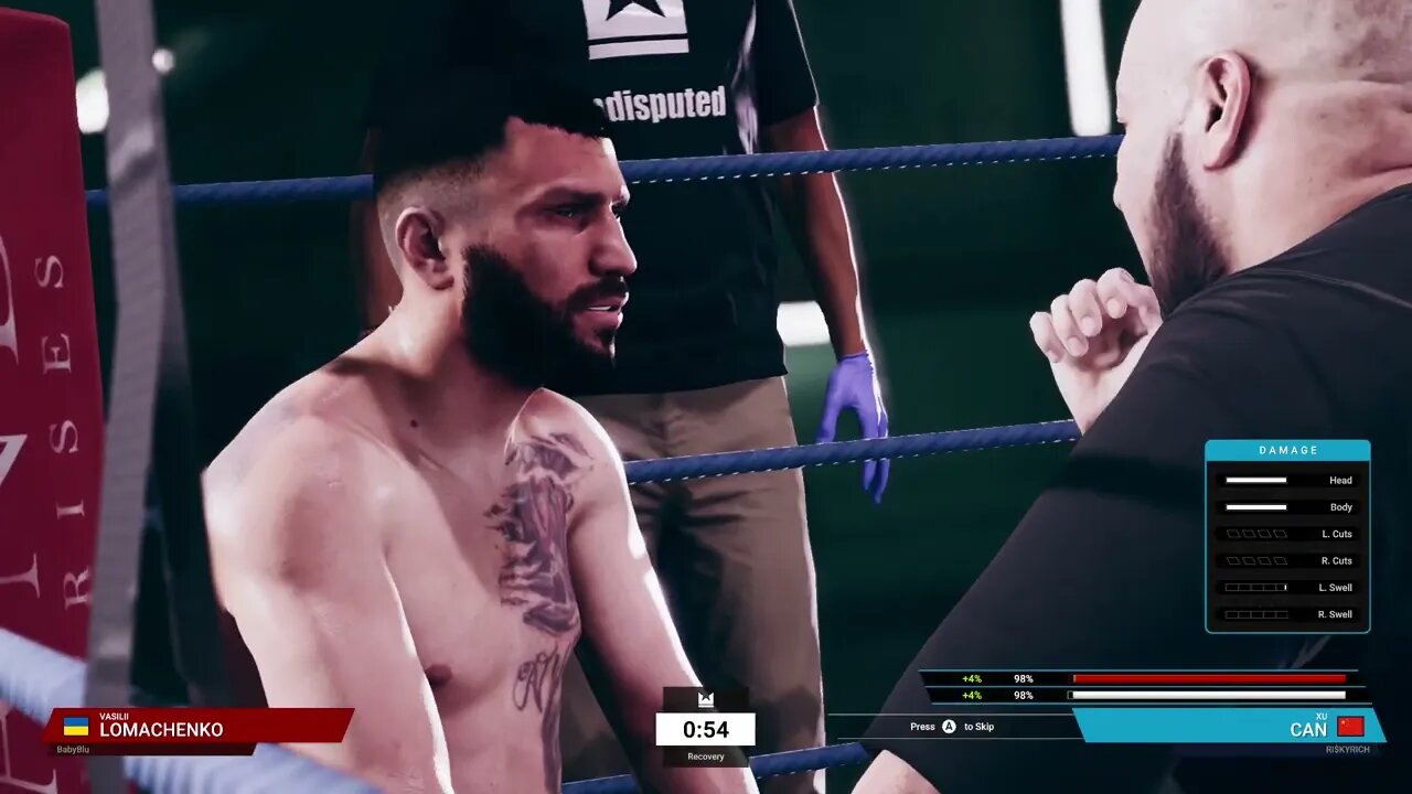 Undisputed Boxing Online Gameplay Xu Can vs Vasiliy Lomachenko 3 - Risky Rich vs Baby Blu