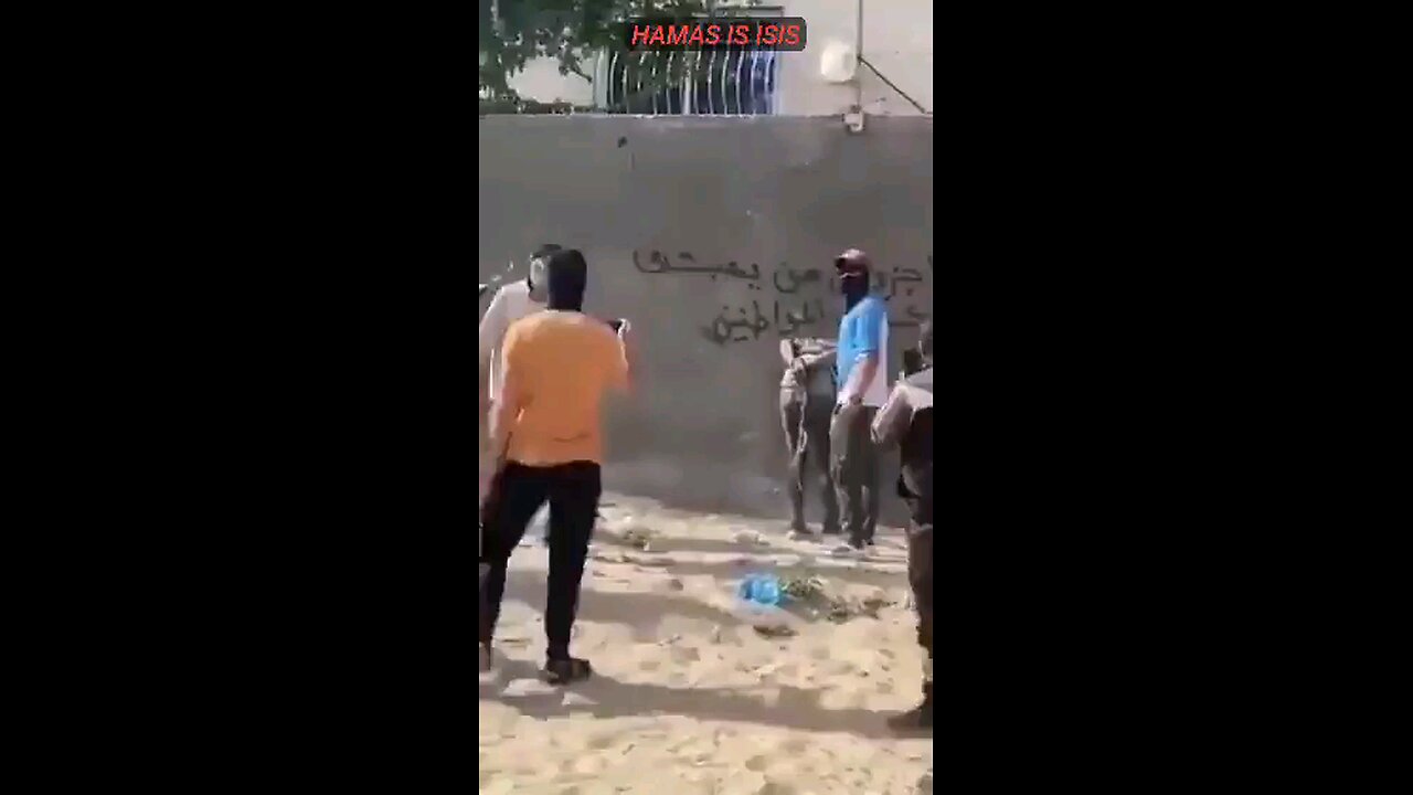 Hamassholes are shooting other Palestinian Gazans that oppose them. Yep, let's blame Israel!