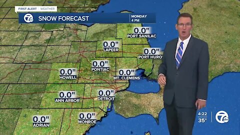 Snow takes over this evening