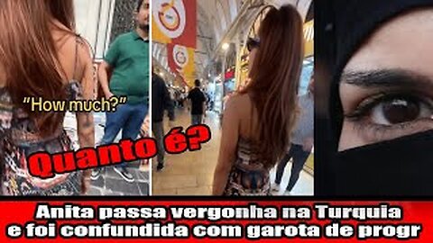 Anita passa vergonha na Turquia e foi confundida com garota de progr