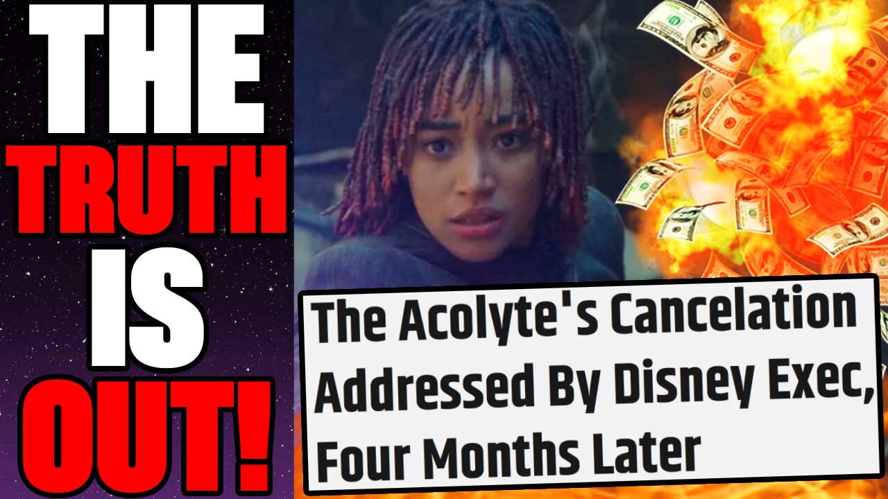 Disney Exec REVEALS THE TRUE REASON Behind The Acolyte's Cancellation! | WE'VE BEEN SAYING THIS!