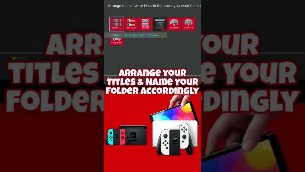 Game Folders Have Arrived Switch, Switch OLED & Switch Lite #Shorts