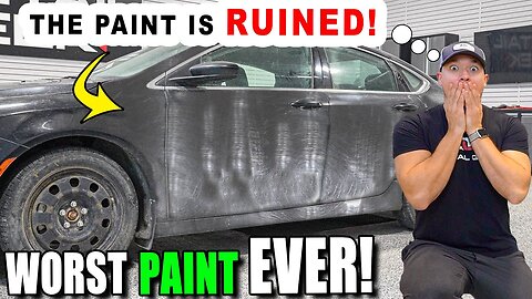 Restoring The WORST Black Paint I ve Ever Seen!