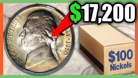 $17,000 RARE NICKEL WORTH MONEY - VALUABLE NICKELS WORTH SAVING!!