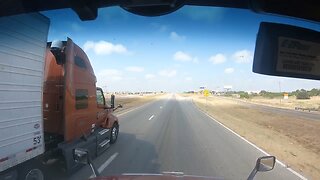 Trucker falling asleep?