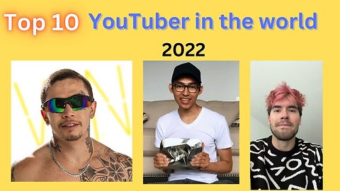 Top 10 youtubers in the world 🌎 2023