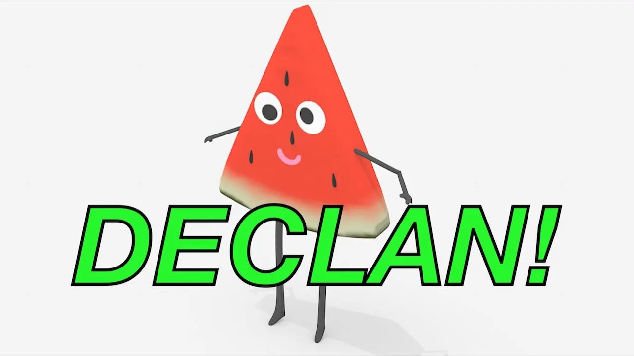 Happy Birthday DECLAN! - WATERMELON Birthday Song